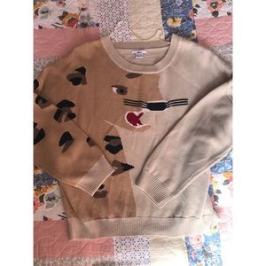Bar III Leopard Sweater